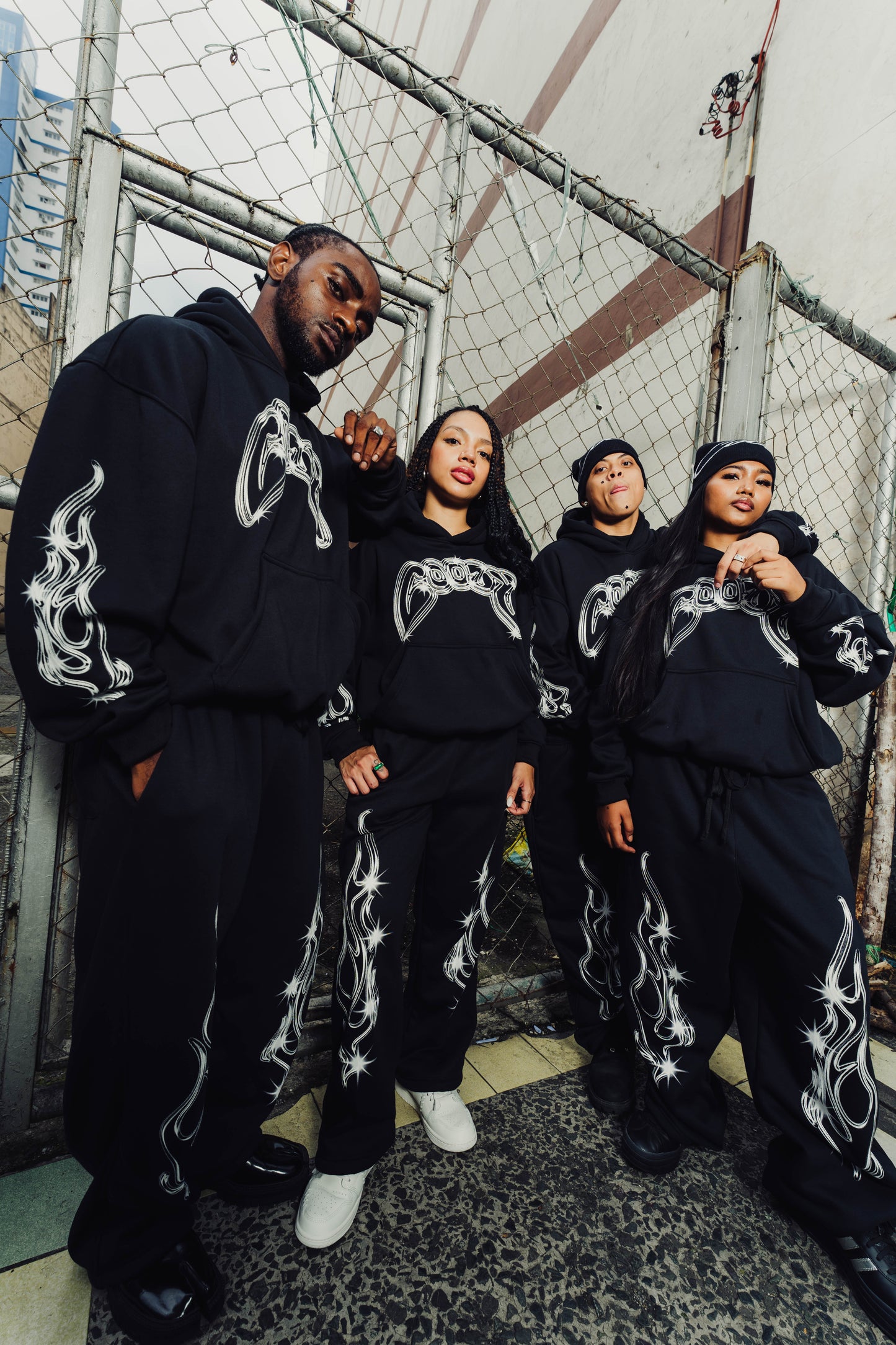CHROME FLAME PANTS