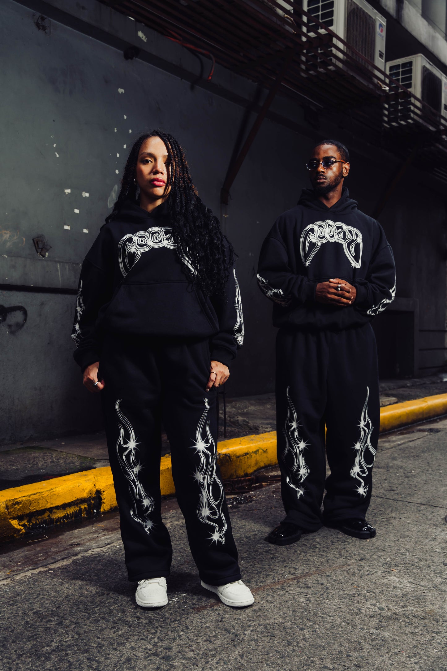 CHROME FLAME HOODIE