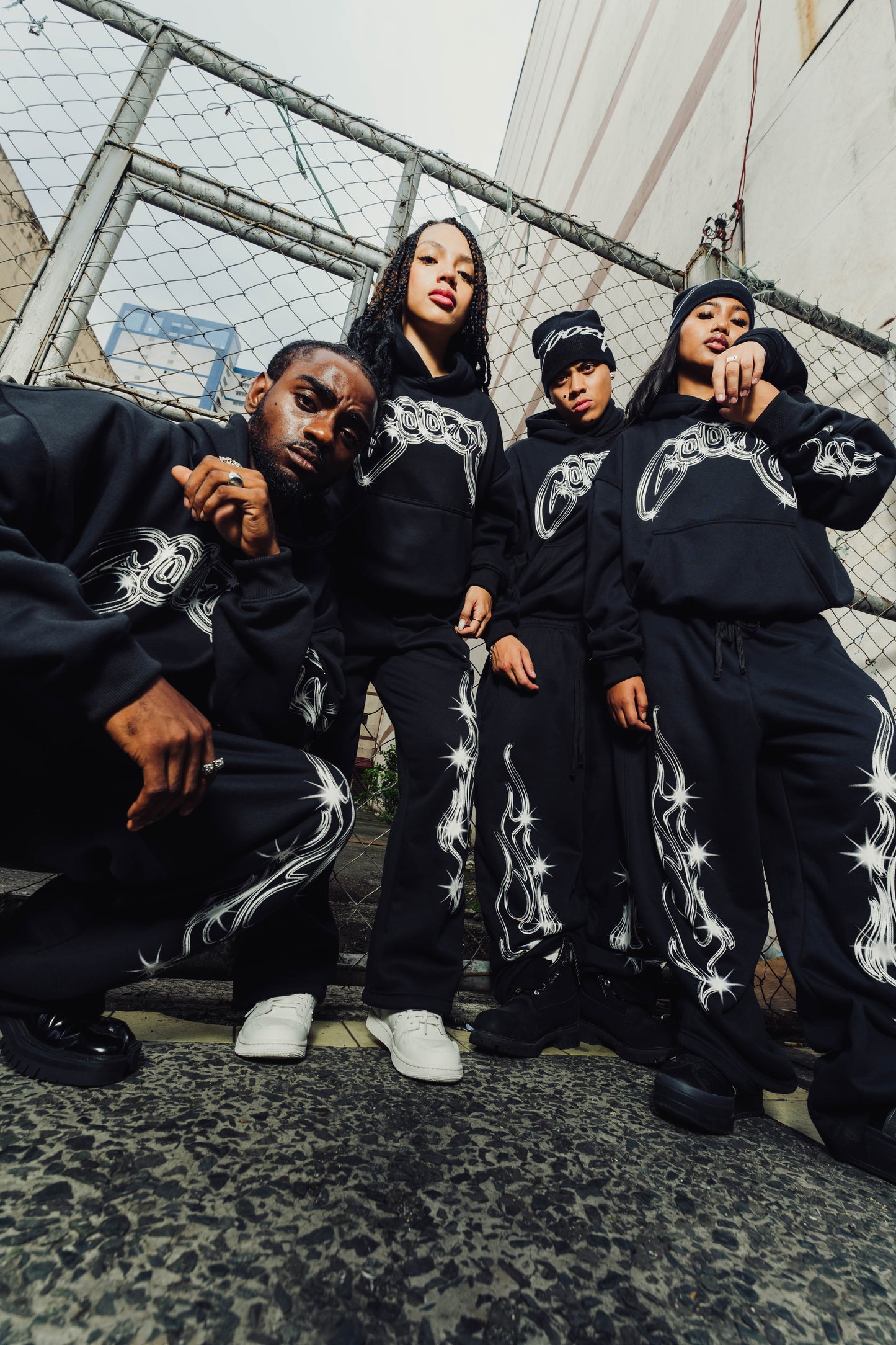 CHROME FLAME HOODIE