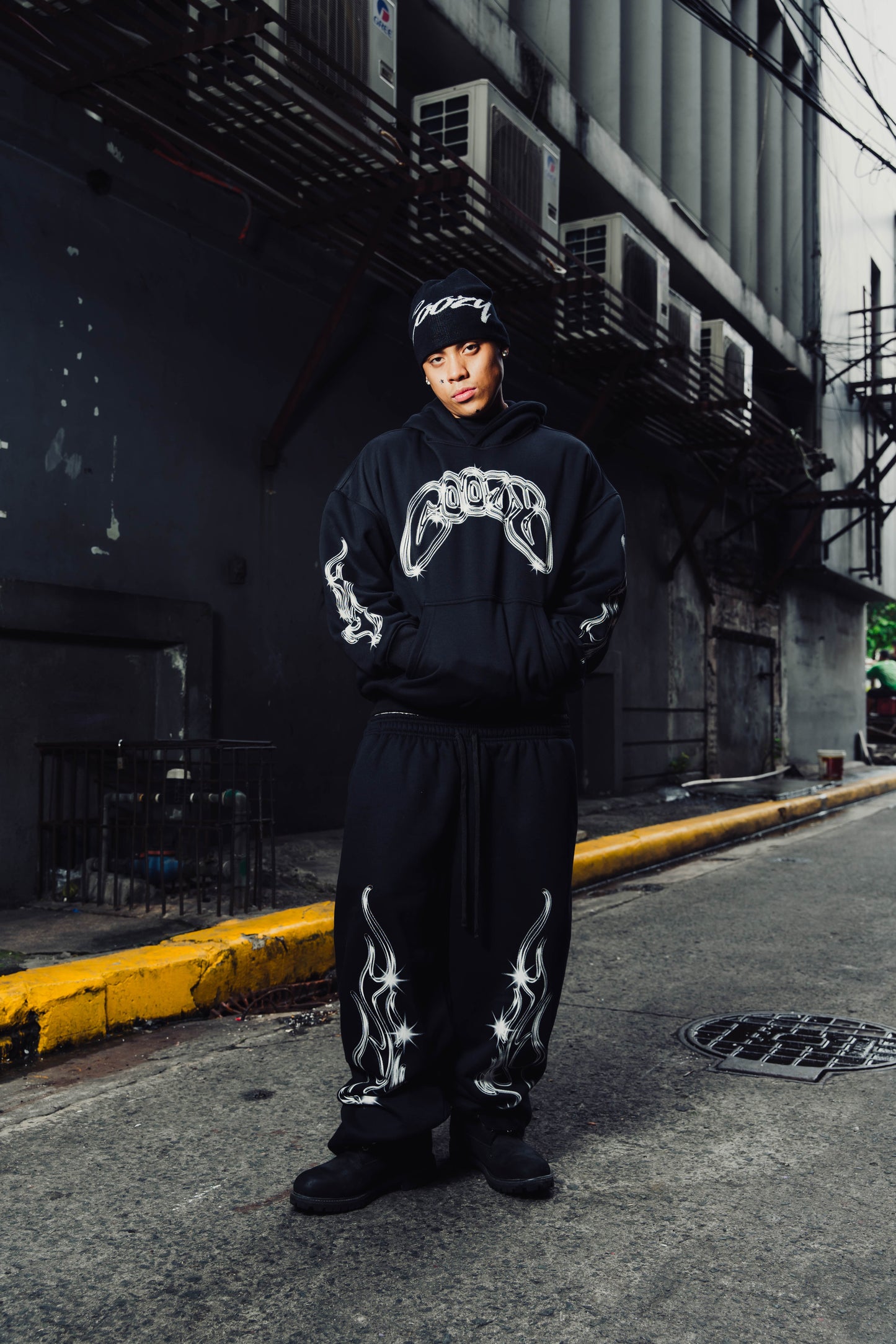 CHROME FLAME HOODIE