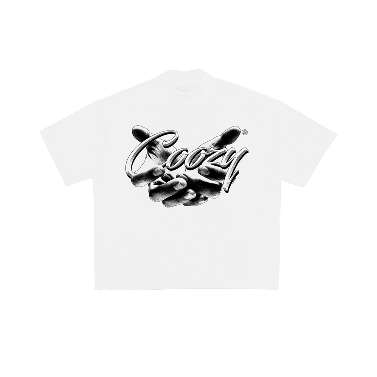 WHITE SIGNATURE HAND TEE