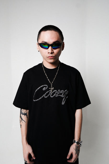 CHAIN SCRIPT TEE