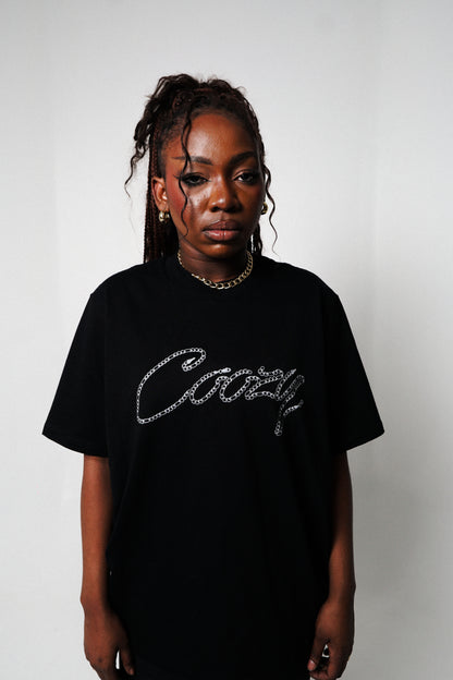 CHAIN SCRIPT TEE