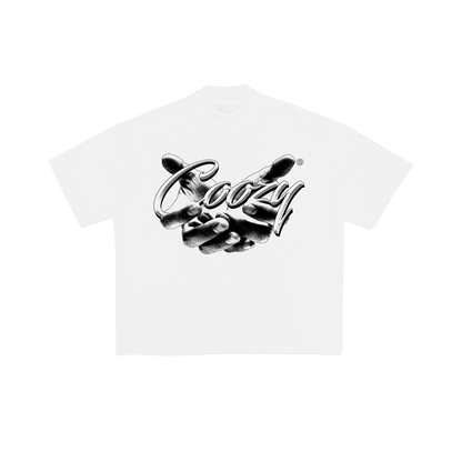 WHITE SIGNATURE HAND TEE